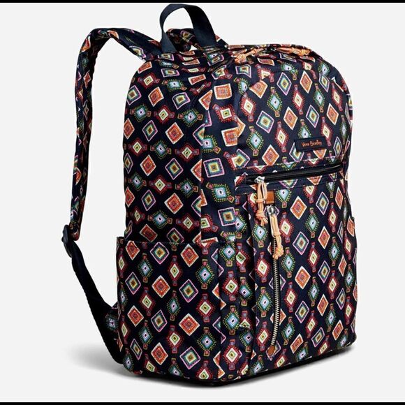 VERA BRADLEY Light Up Small Backpack in Mini Medallions